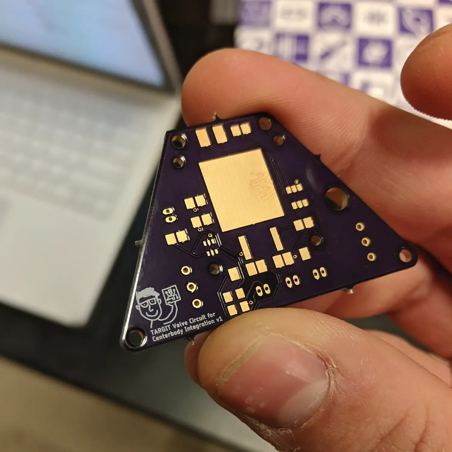 a PCB manufactured by OSHPark.