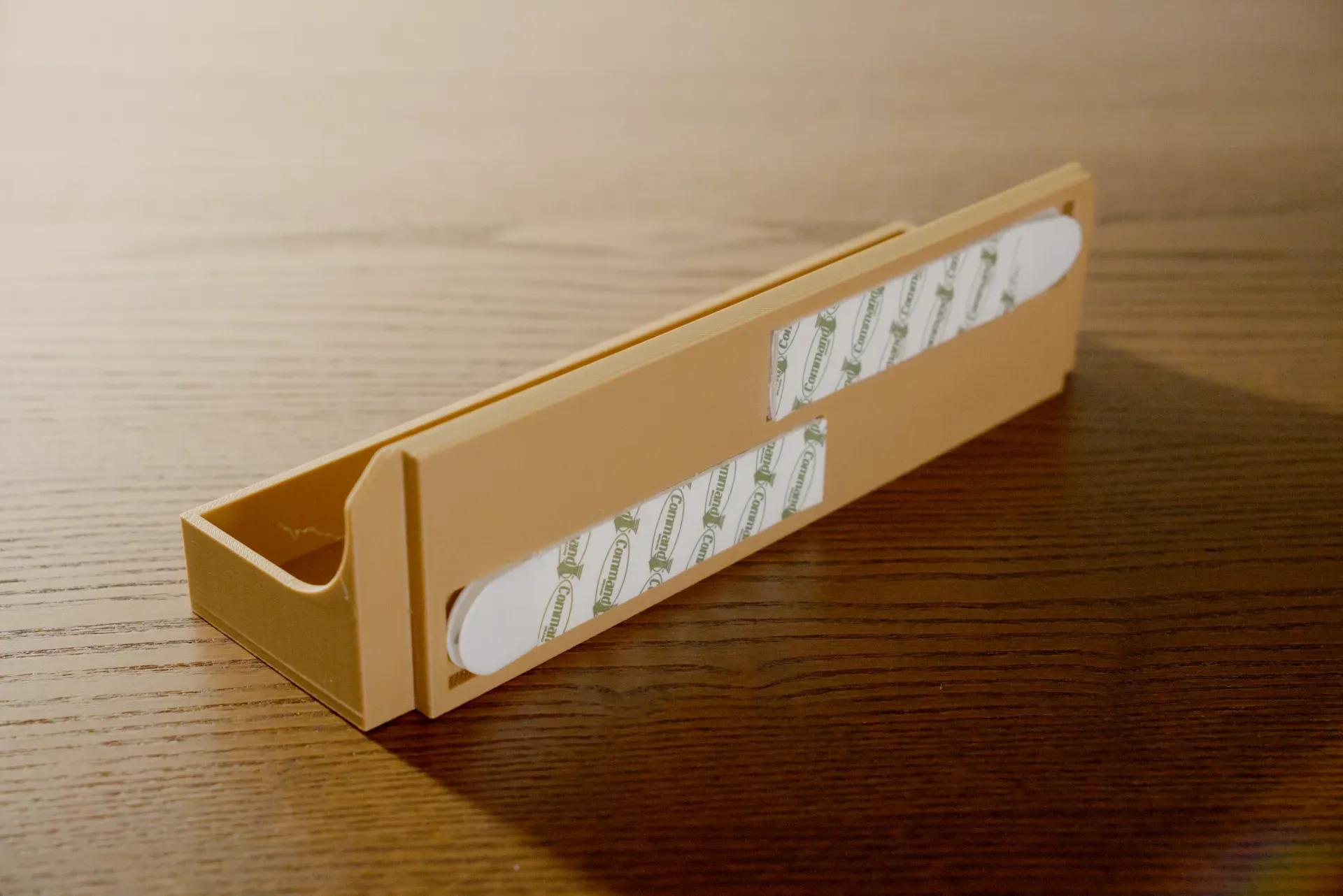 back of a 3D printed shelf